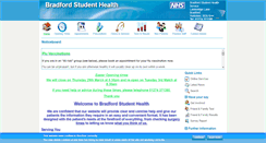 Desktop Screenshot of bradfordstudenthealth.co.uk